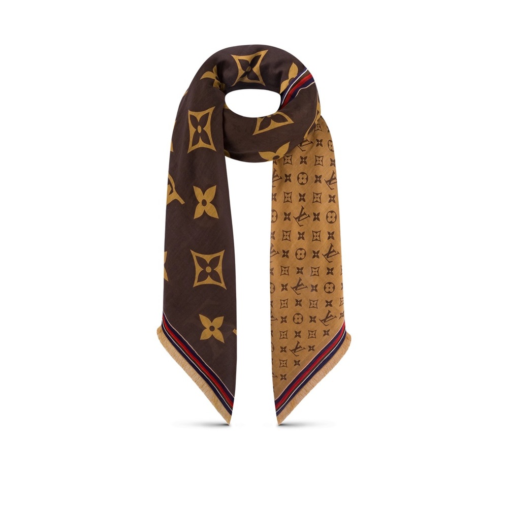 Louis Vuitton Monogram Bliss Stole scarf